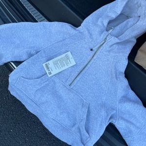 Scuba Oversized 1/2 Zipped Hoodie